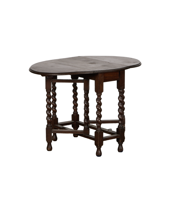 Barley Twist Drop Leaf Table