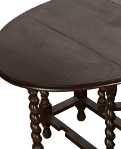 Barley Twist Drop Leaf Table