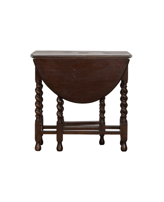 Barley Twist Drop Leaf Table