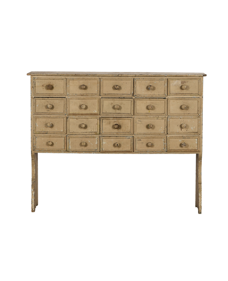 Painted Apothecary Console