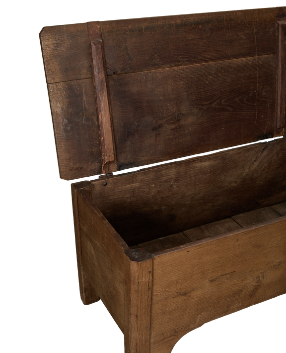 Wood Storage Trunk