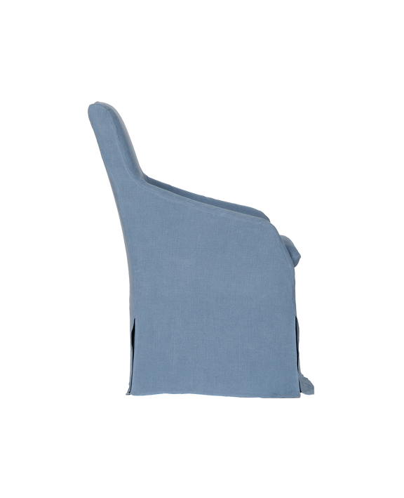 Emma Slipcover Dining Chair - Cornflower