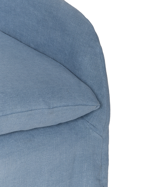 Emma Slipcover Dining Chair - Cornflower