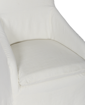 Emma Slipcover Dining Chair - Ivory