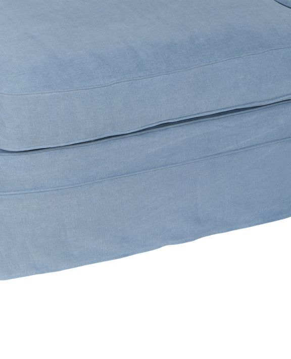 Maud Slipcover Sofa - Cornflower