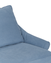 Maud Slipcover Sofa - Cornflower