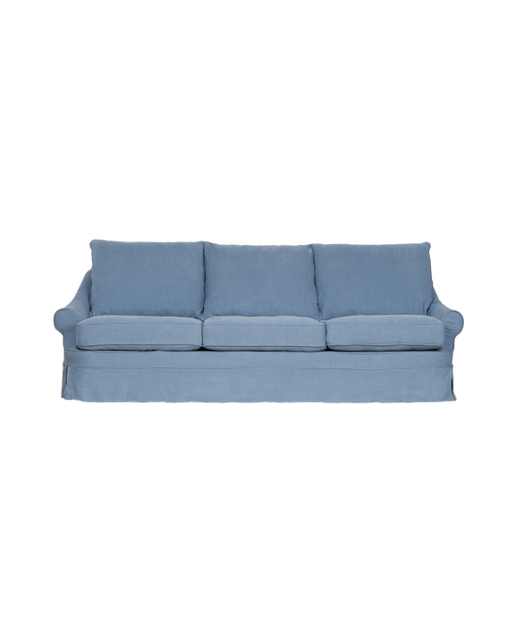 Maud Slipcover Sofa - Cornflower