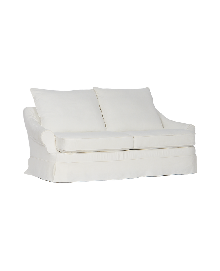 Maud Slipcover Sofa - Ivory