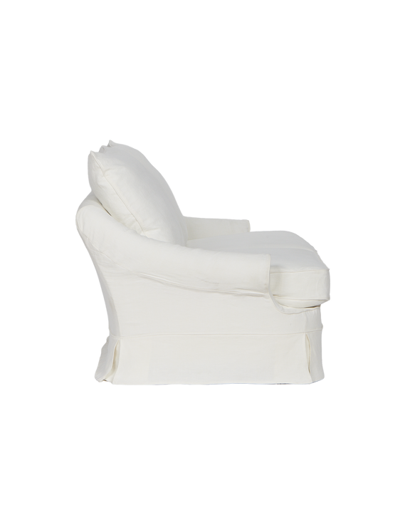 Maud Slipcover Sofa - Ivory