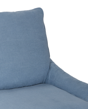 Maud Slipcover Lounge Chair - Cornflower