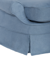 Maud Slipcover Lounge Chair - Cornflower