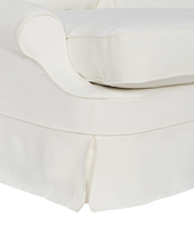 Maud Slipcover Lounge Chair - Ivory