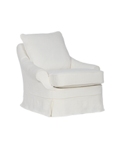 Maud Slipcover Lounge Chair - Ivory