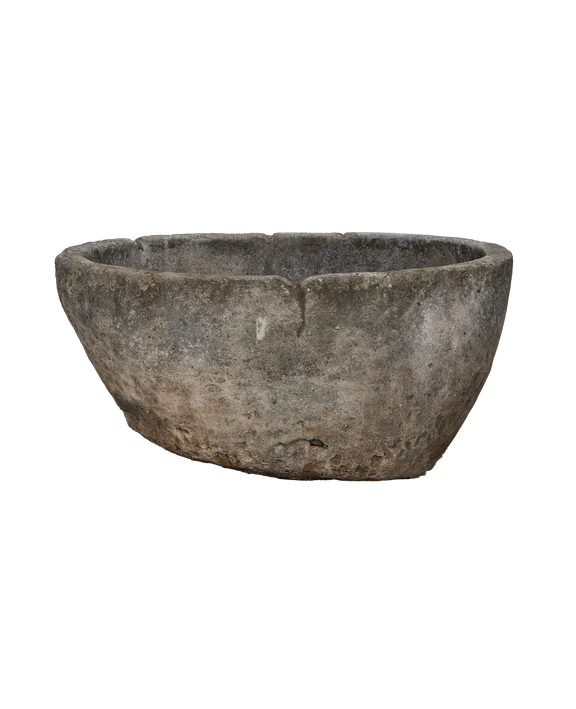 Limestone Trough - Round