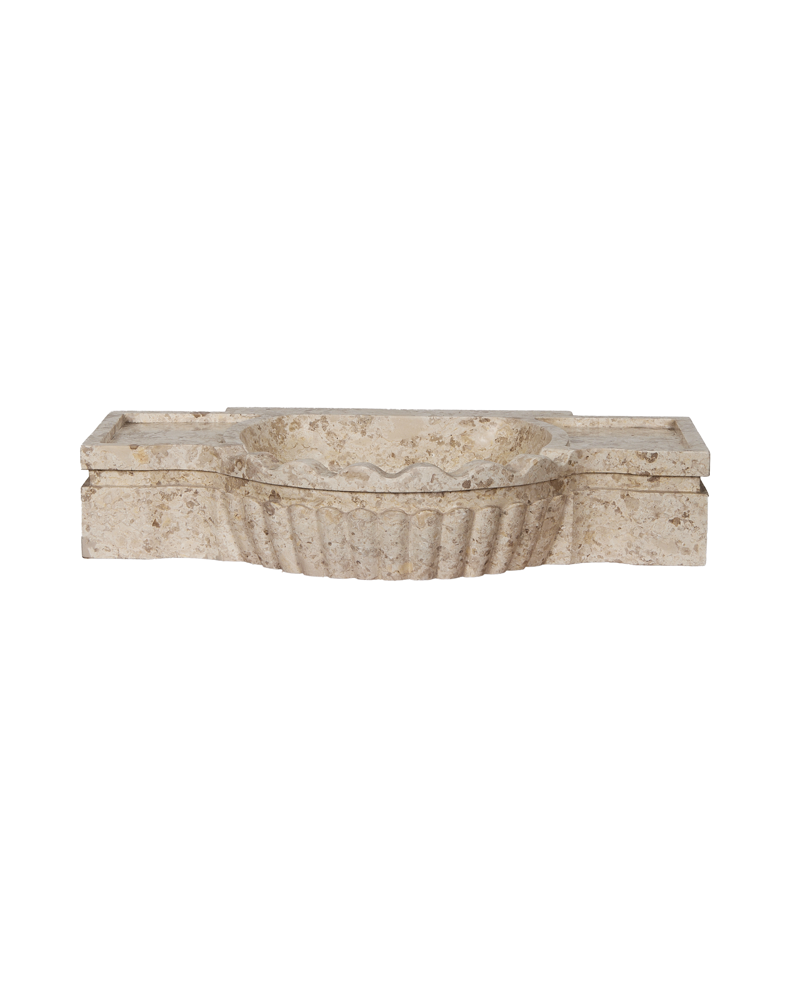 Console Marble Sink - Cream