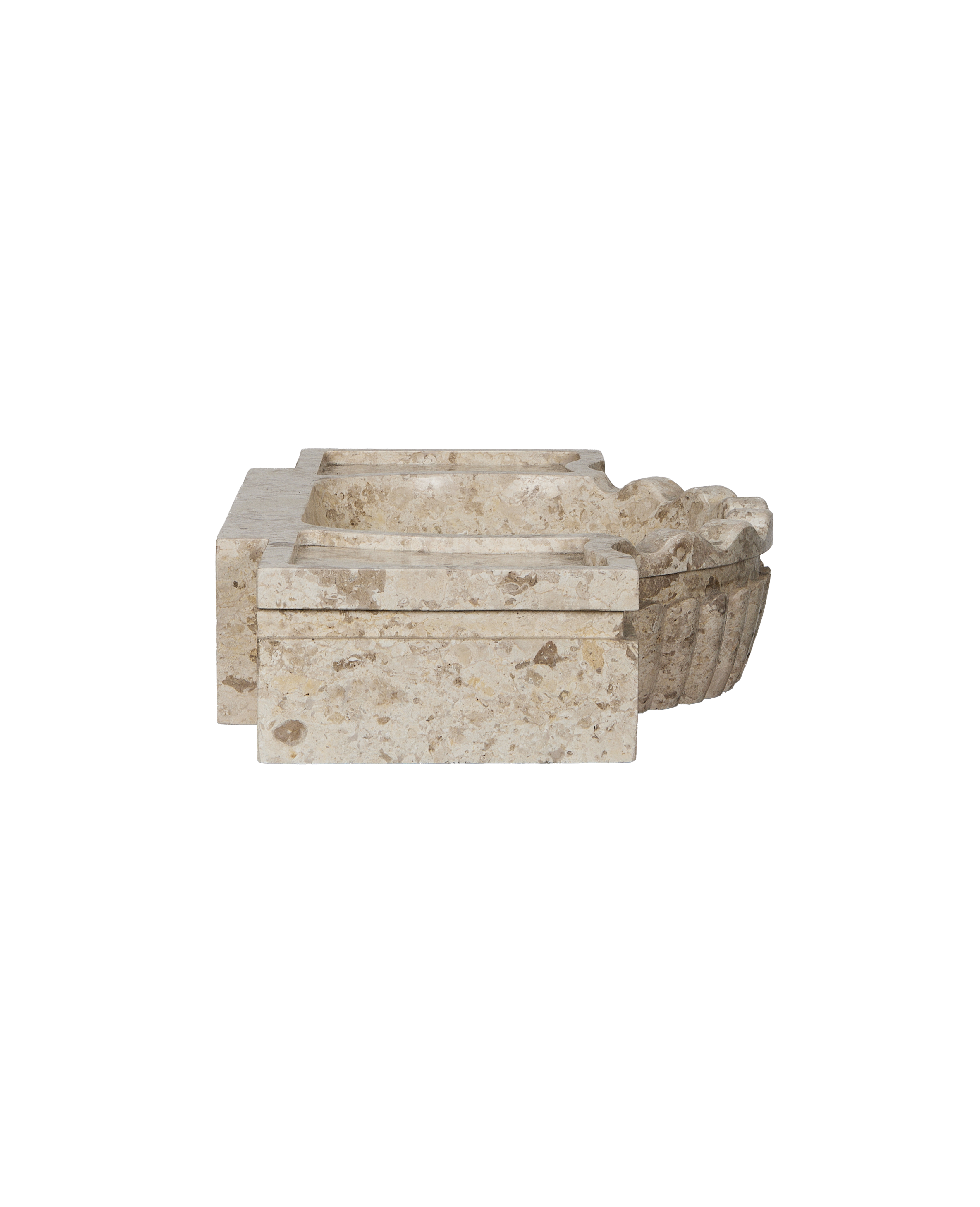 Console Marble Sink - Cream