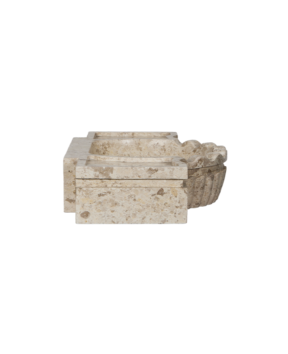 Console Marble Sink - Cream