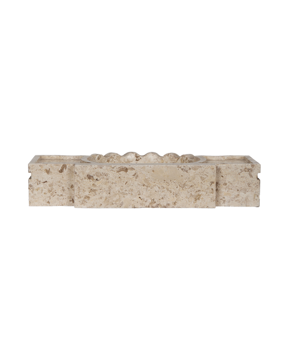 Console Marble Sink - Cream
