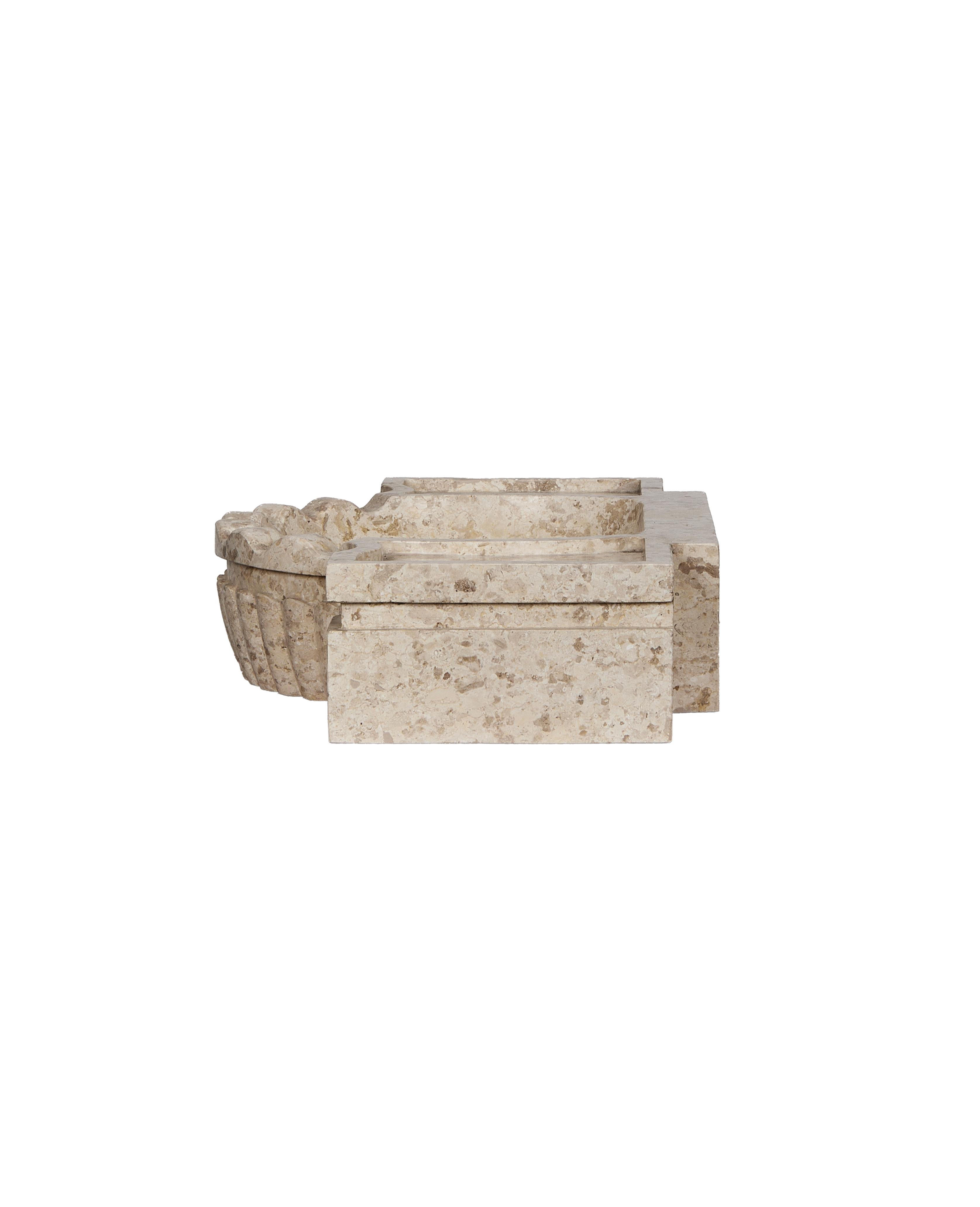 Console Marble Sink - Cream