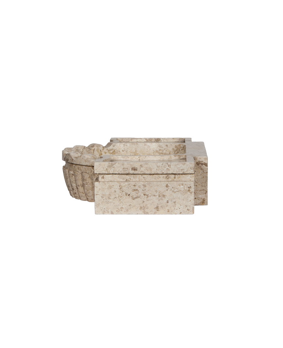 Console Marble Sink - Cream