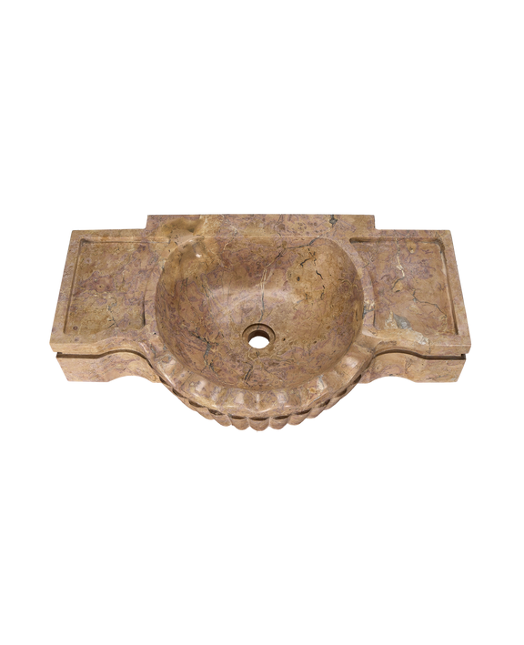 Console Marble Sink - Umber