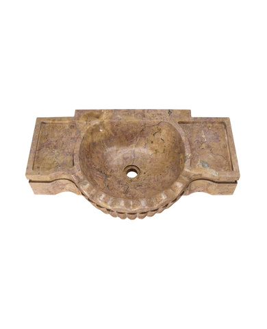 Console Marble Sink - Umber