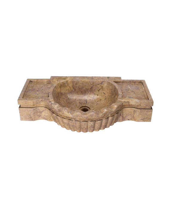 Console Marble Sink - Umber
