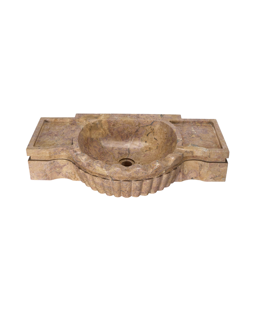 Console Marble Sink - Umber