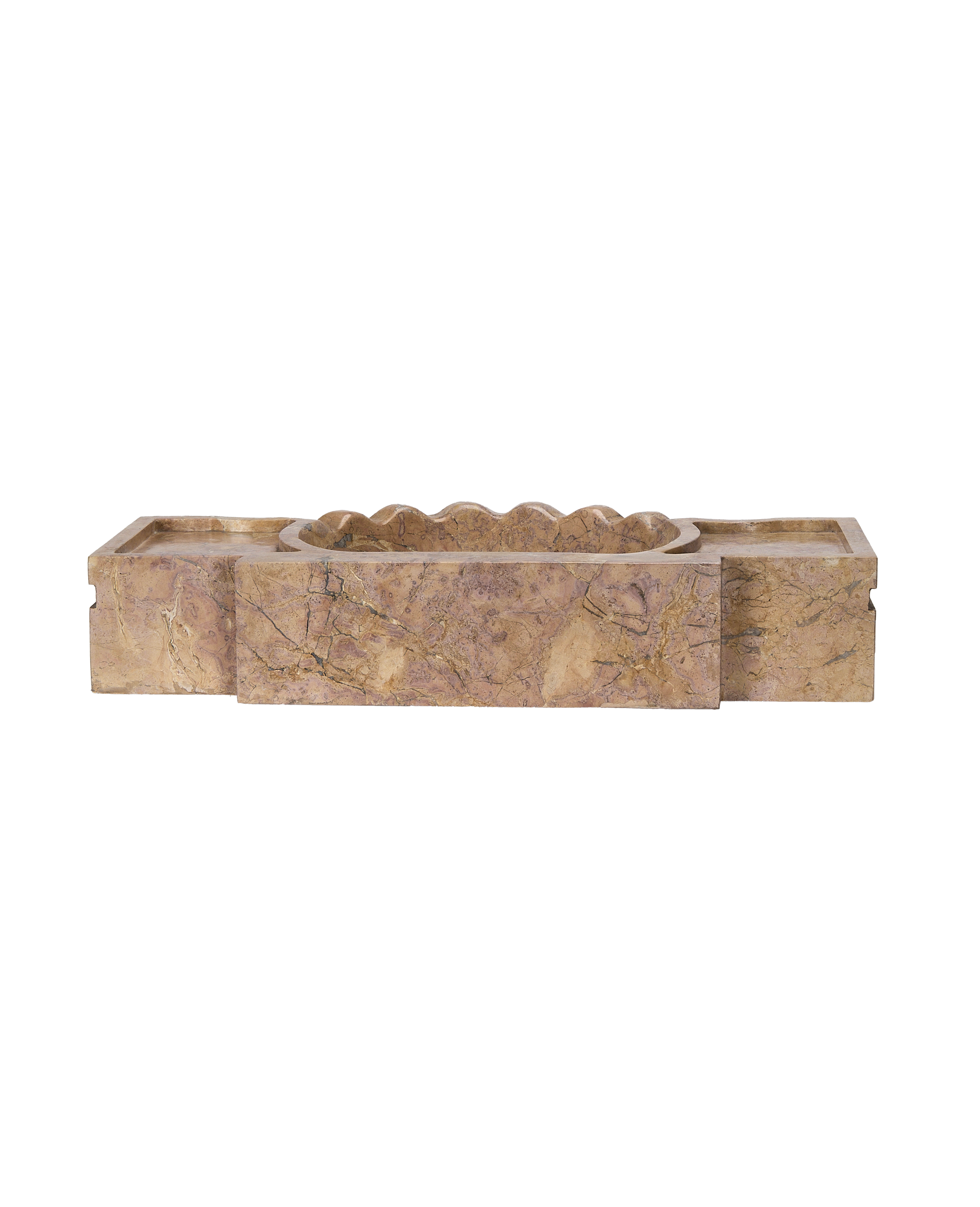 Console Marble Sink - Umber