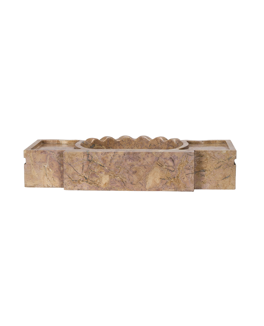 Console Marble Sink - Umber