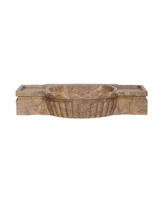 Console Marble Sink - Umber