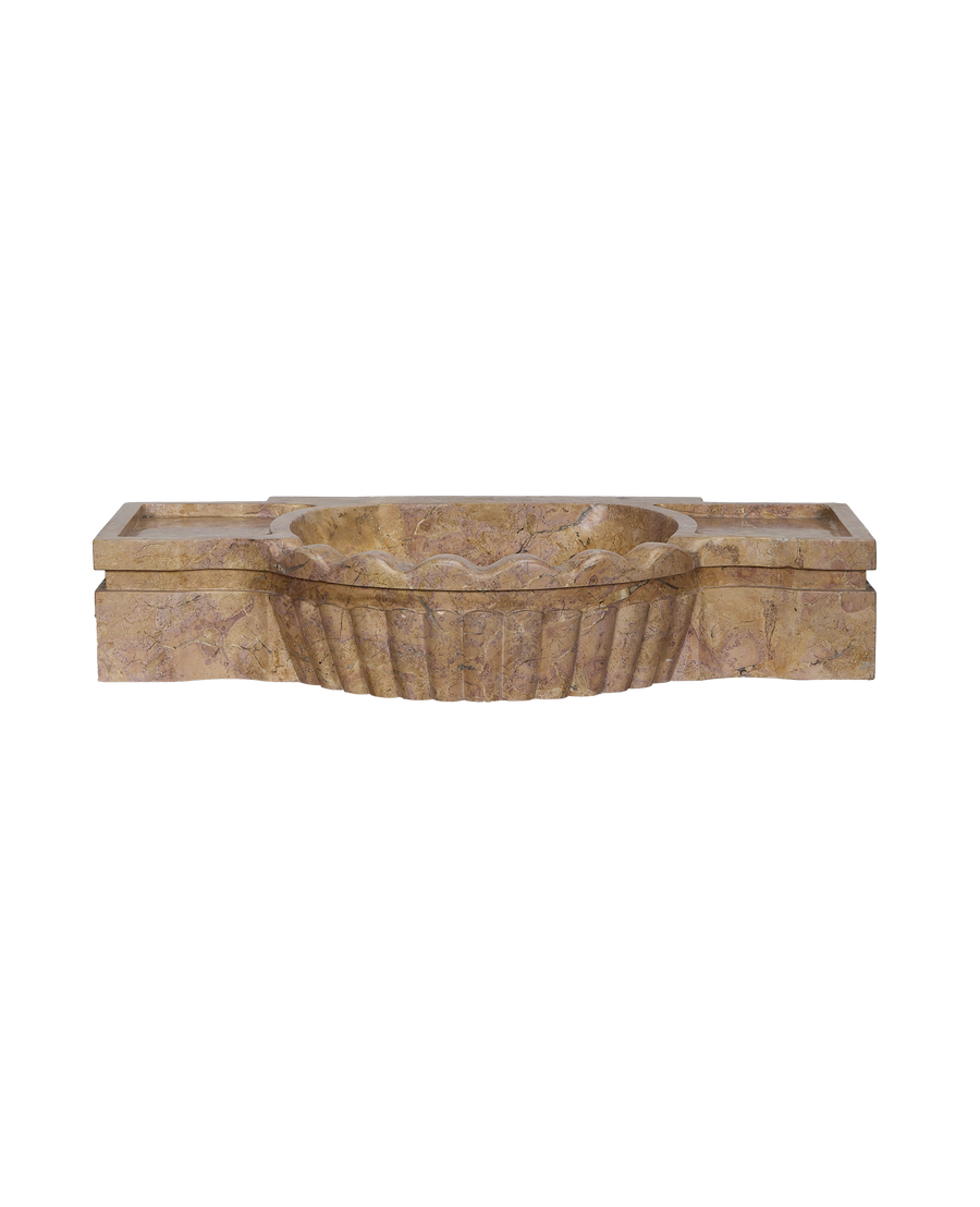 Console Marble Sink - Umber