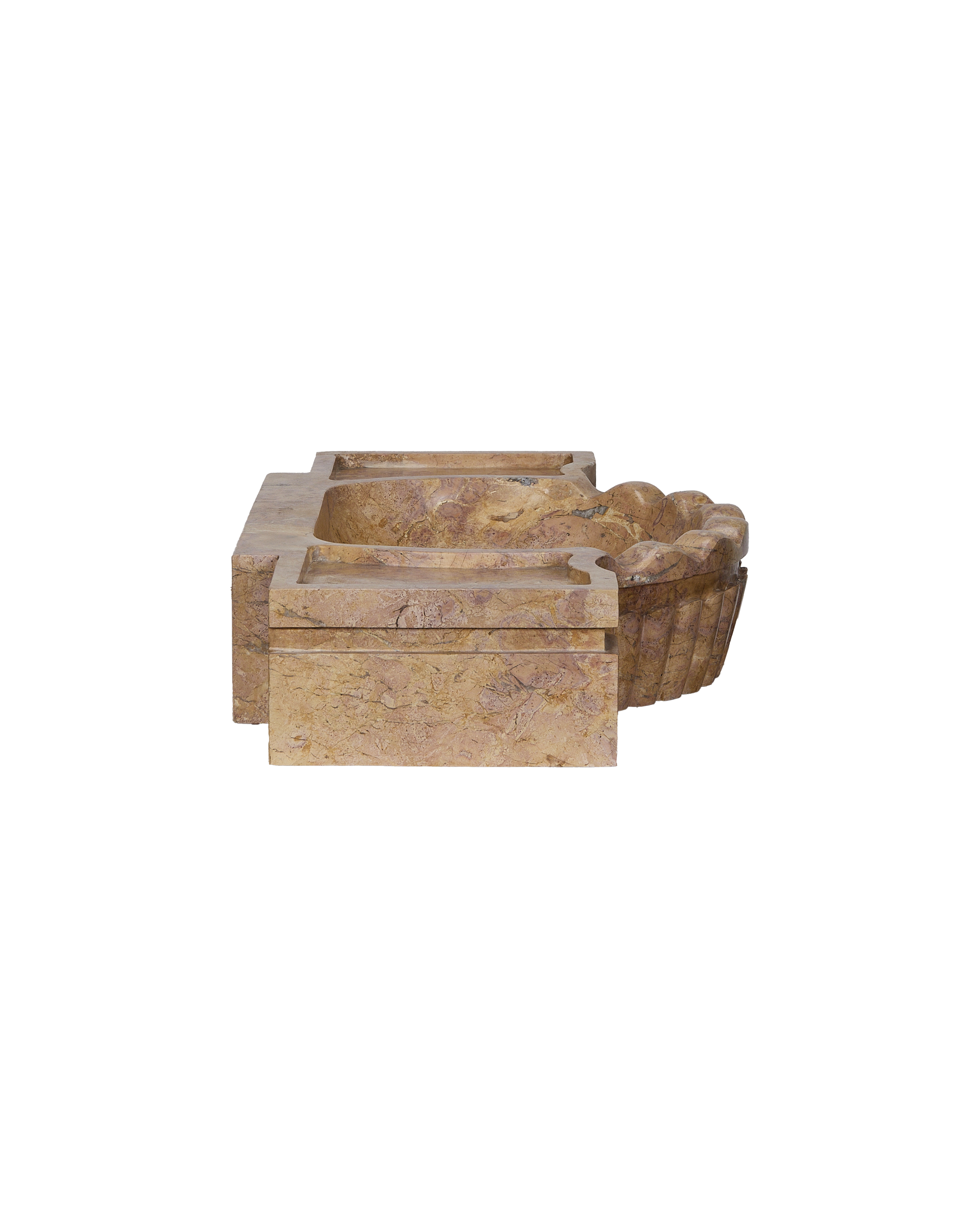 Console Marble Sink - Umber