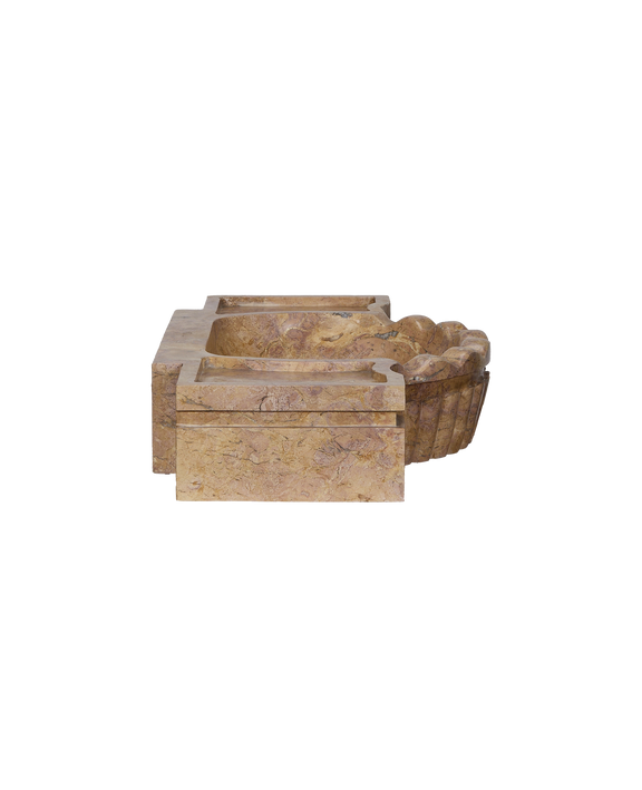 Console Marble Sink - Umber