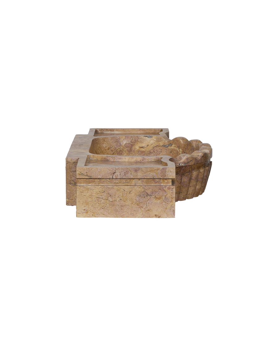 Console Marble Sink - Umber