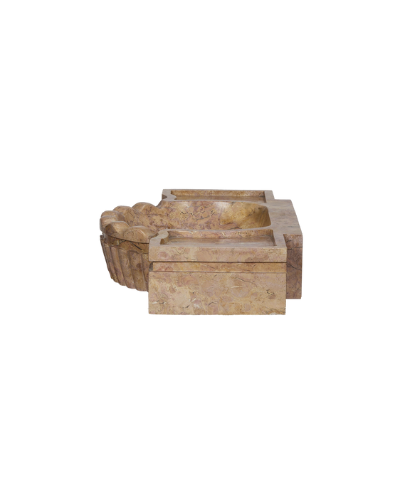 Console Marble Sink - Umber