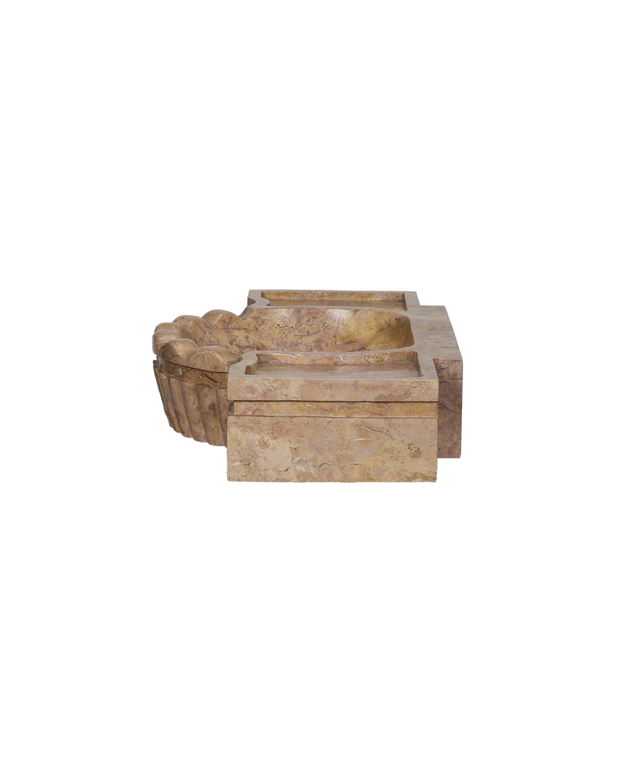 Console Marble Sink - Umber