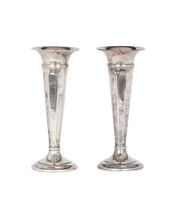 Silver Plated Bud Vase - Set of 2