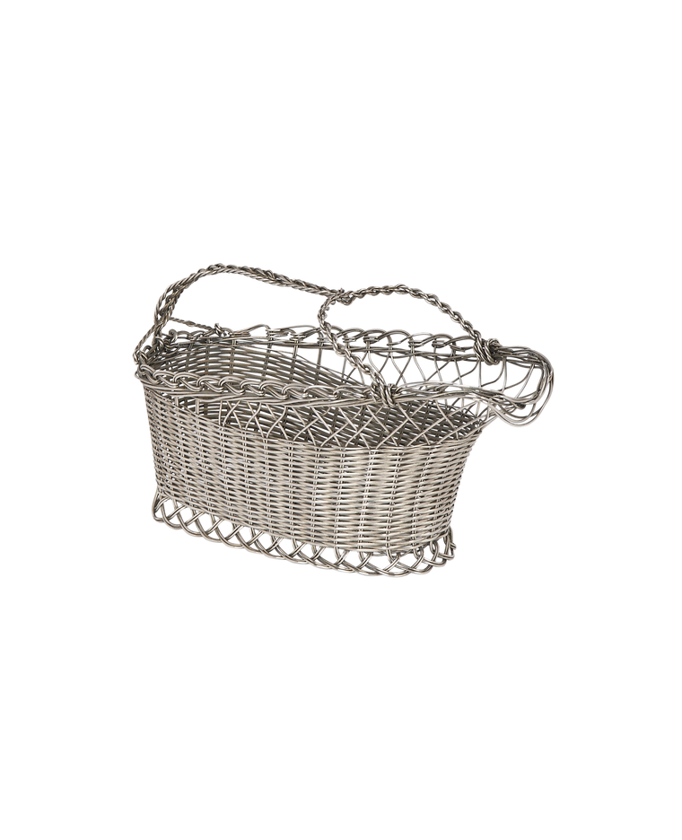 Metal Wicker Bottle Basket