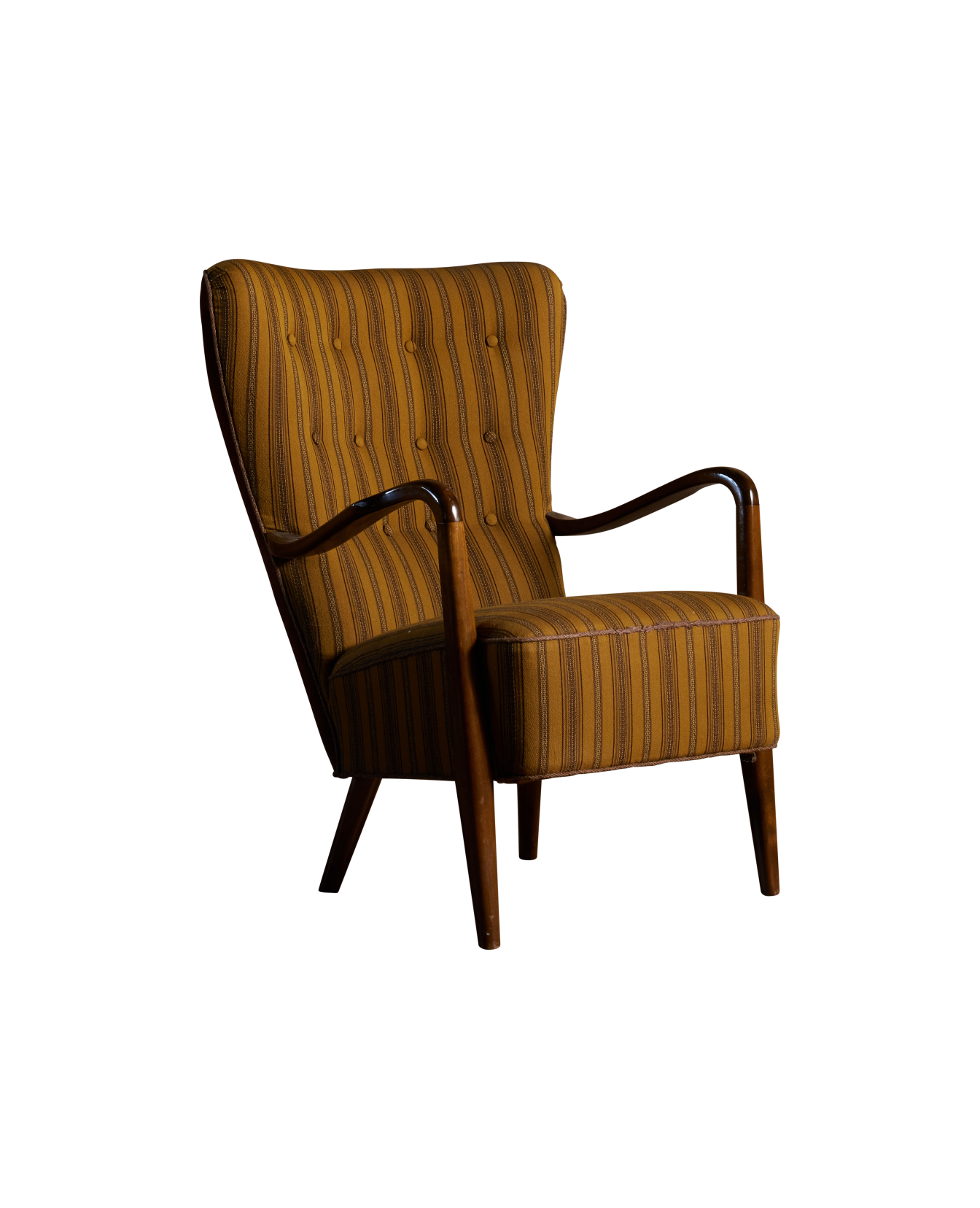 Vintage Alfred Christensen Lounge Chair from Denmark made of Upholstery
