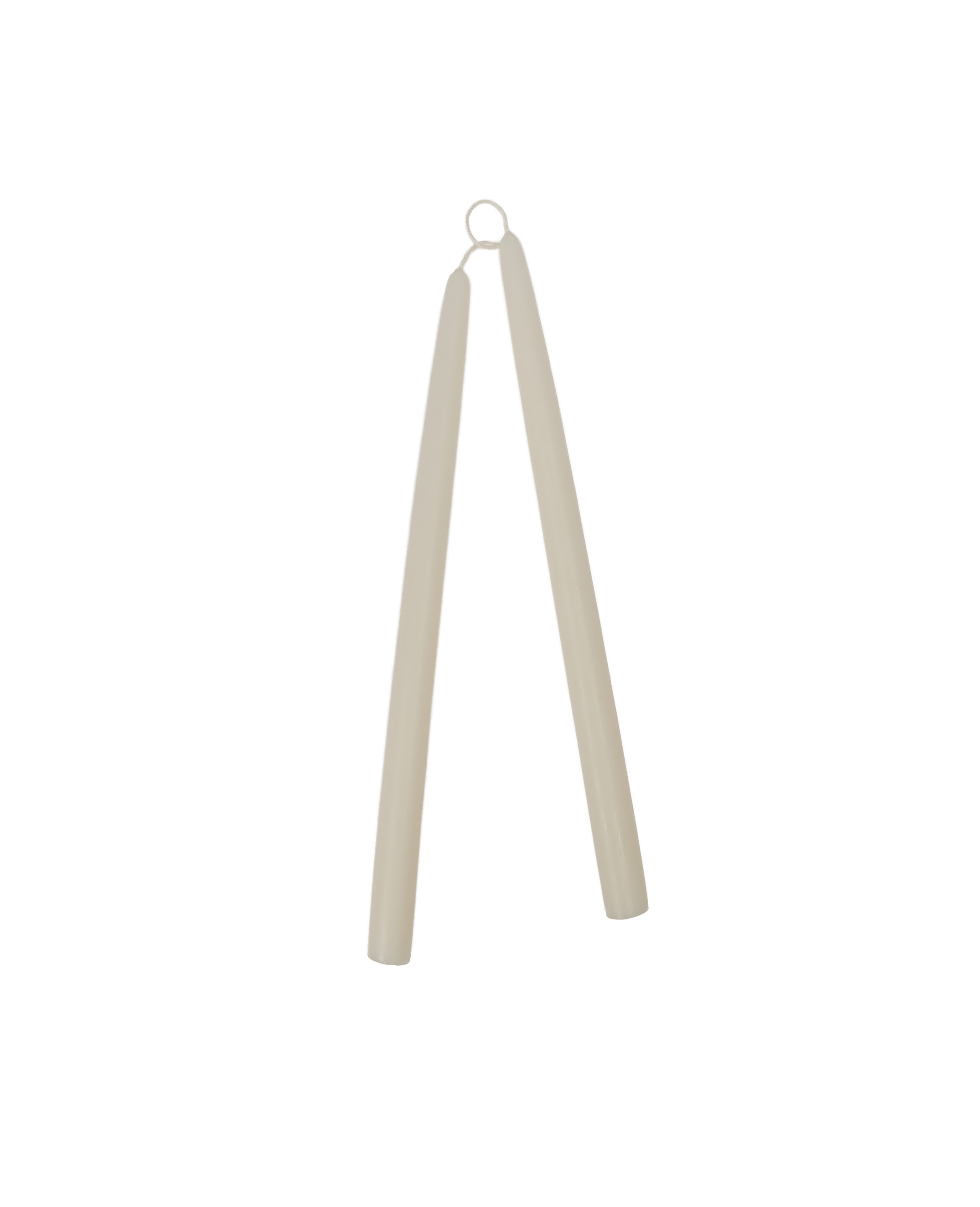 Drippy Beeswax Taper Candle - Ivory