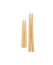 Drippy Beeswax Taper Candle - Natural