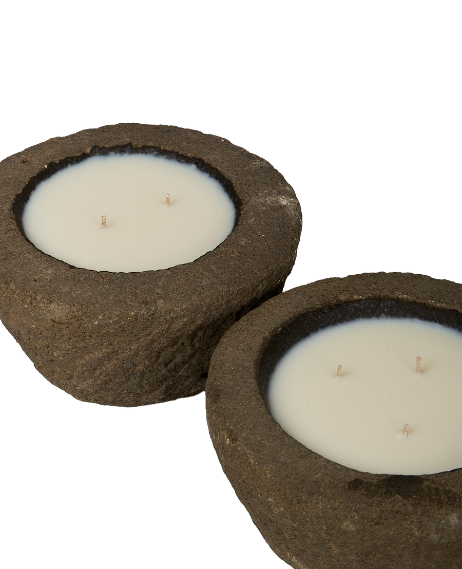 The Hearth Candle - Stone
