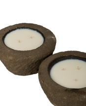 The Hearth Candle - Stone