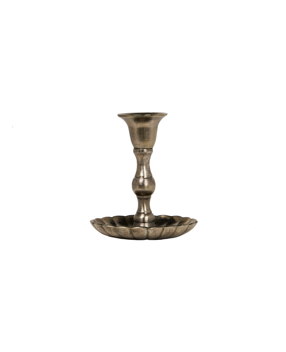 Scalloped Taper Candle Holder