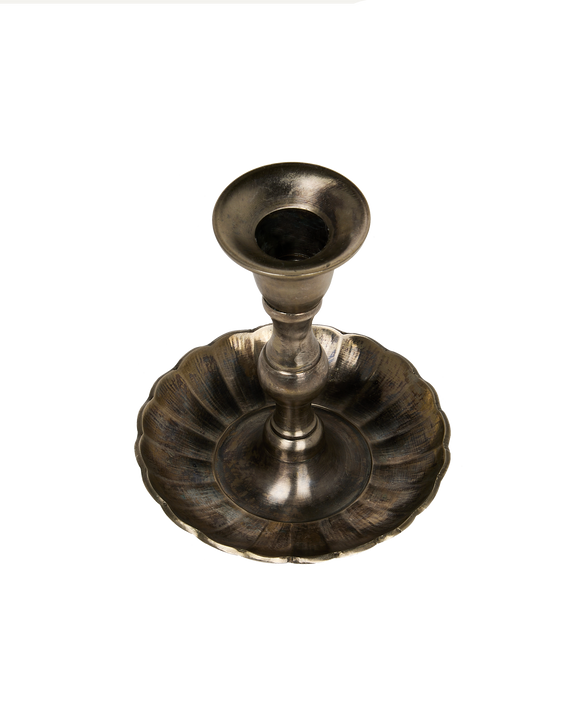 Scalloped Taper Candle Holder