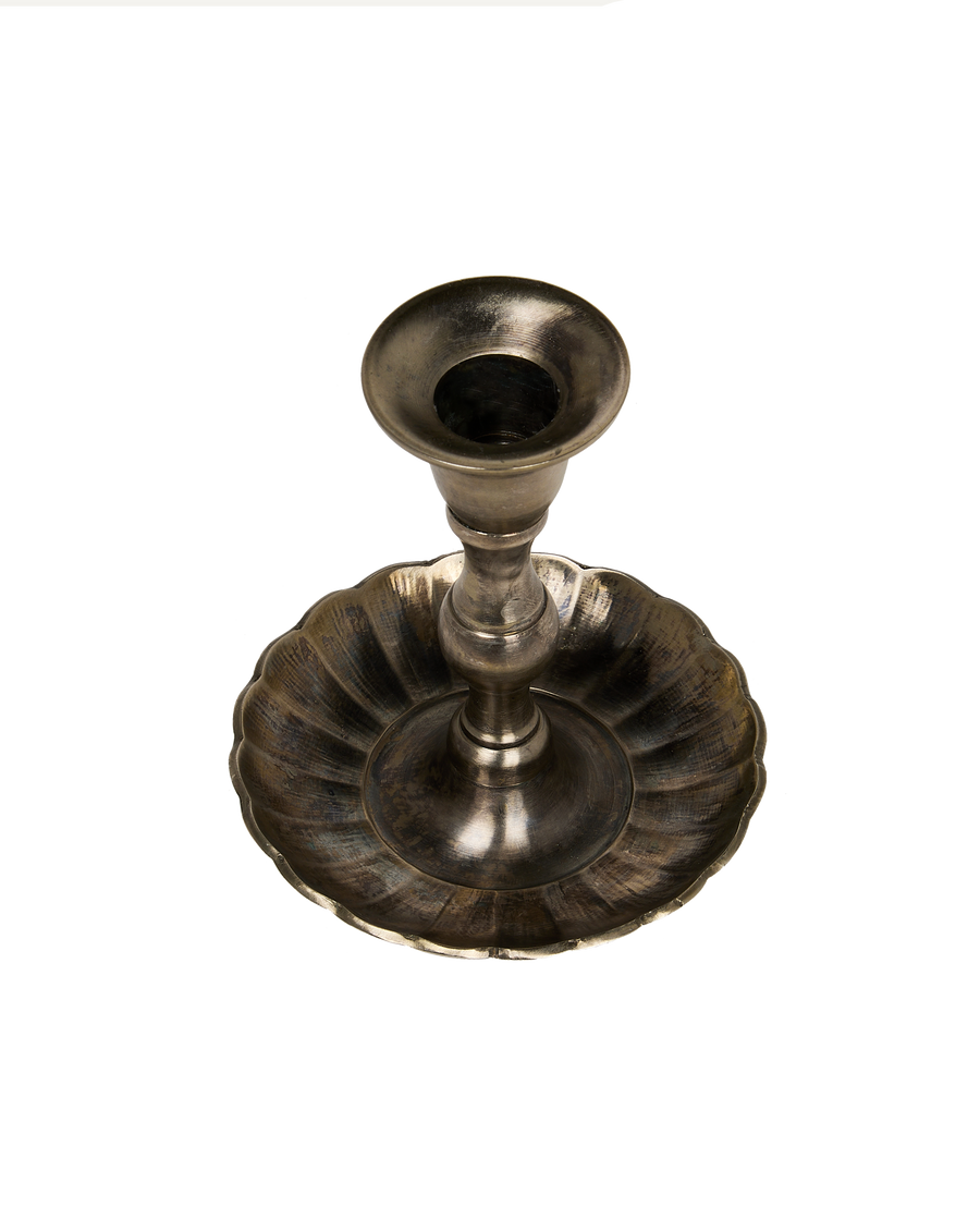 Scalloped Taper Candle Holder