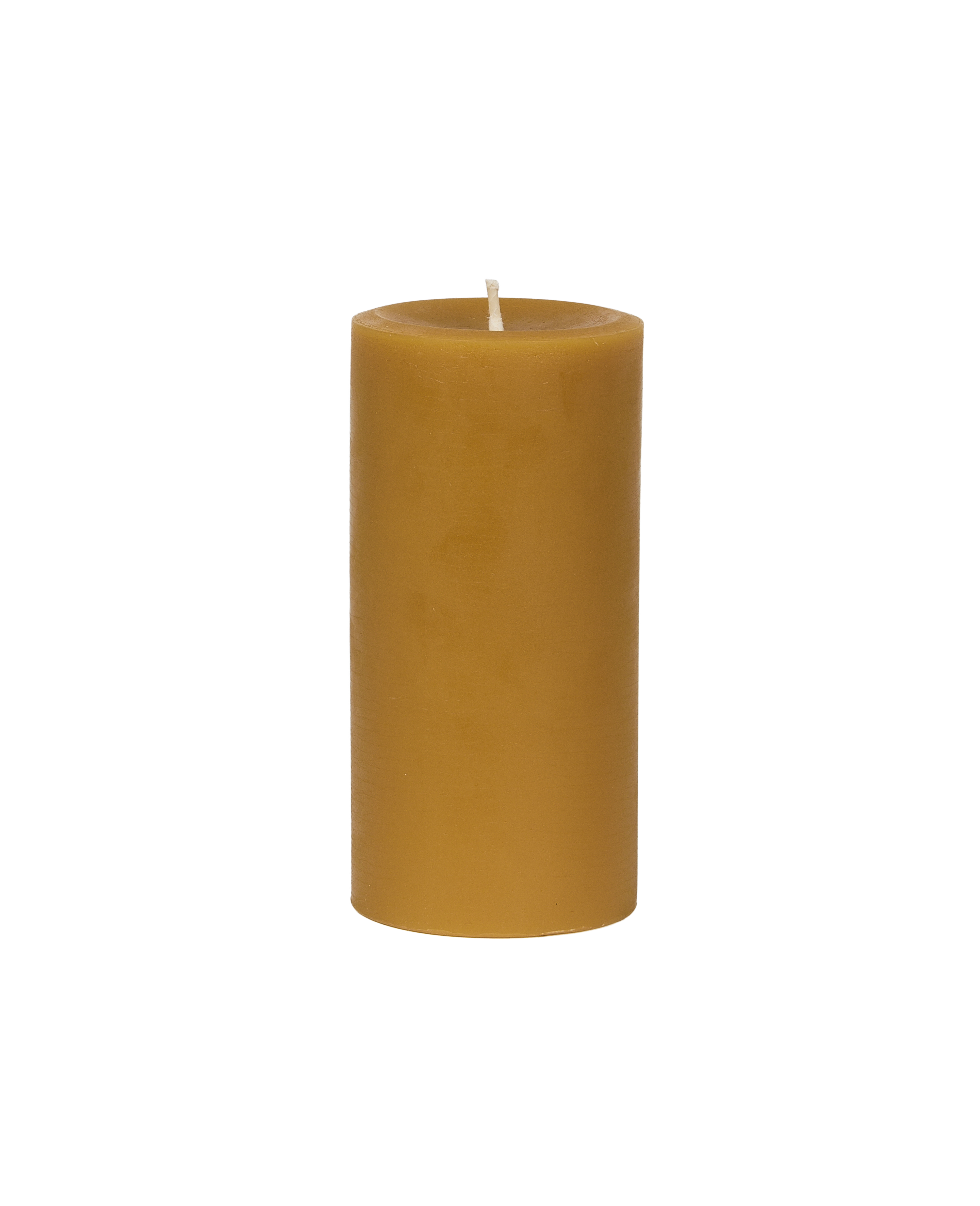 Classic Beeswax Pillar Candle - Natural