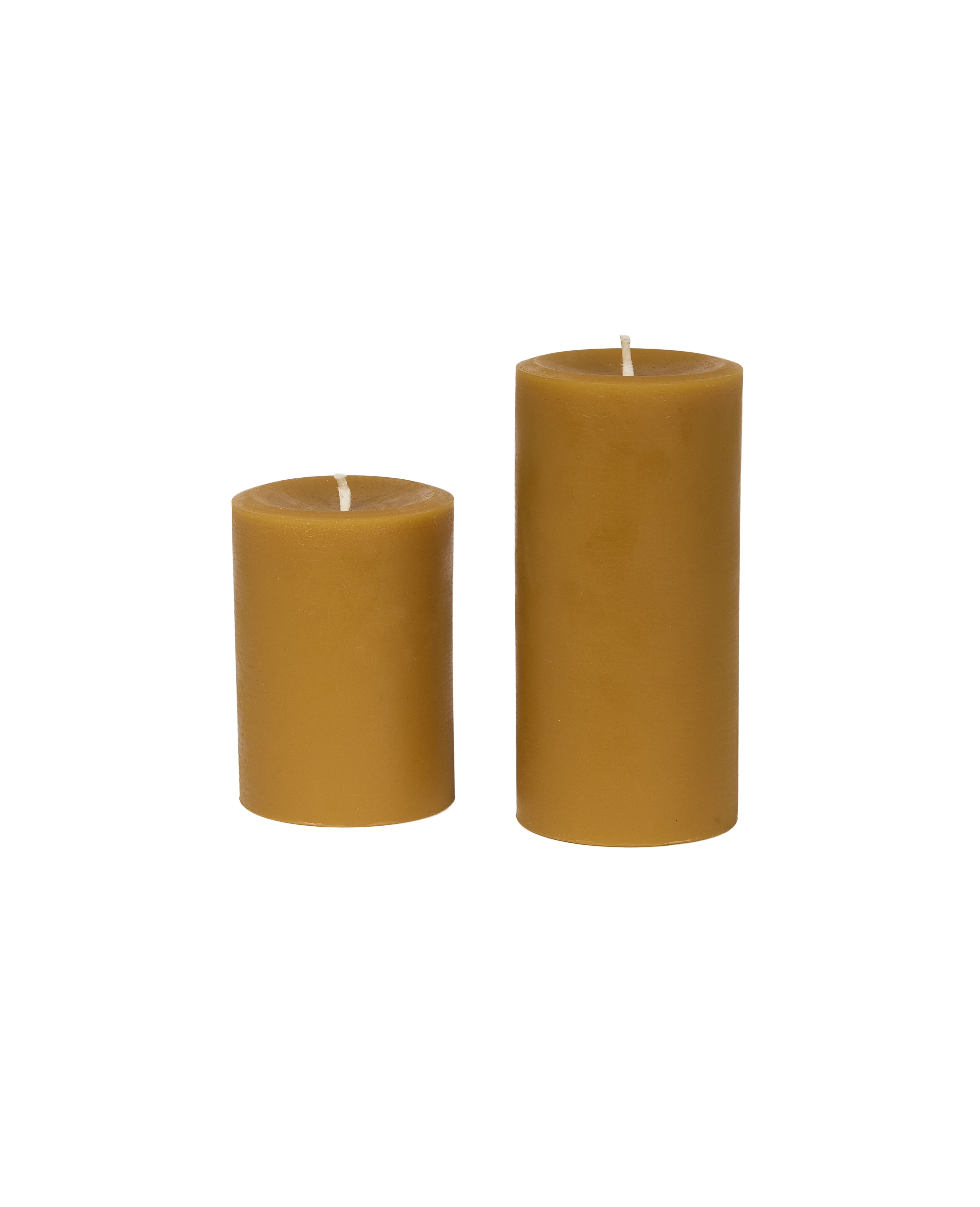 Classic Beeswax Pillar Candle - Natural