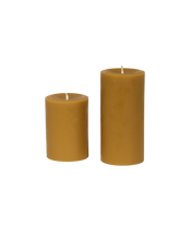 Classic Beeswax Pillar Candle - Natural